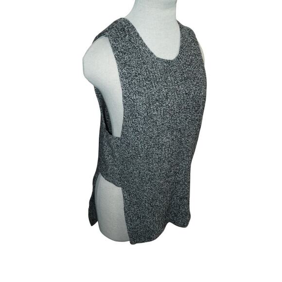 Madewell Sleeveless Knit Sweater Vest Gray Marled Women’s Size Small - Picture 2 of 6